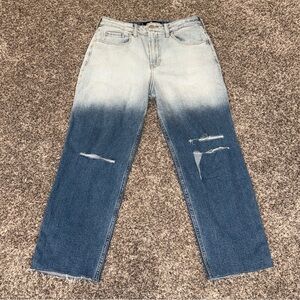 Hollister Womens Jeans Size 7S 28x24 Hombre Balayage Ultra High Rise Vintage